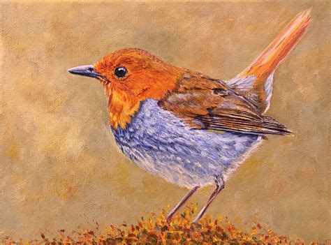 Robin Digital Art By Monique Van Reek Fine Art America