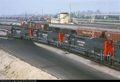 Sp Southern Pacific Railroad Emd Sd T At West Colton