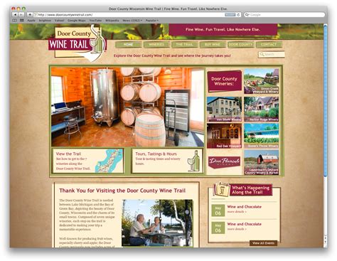 Door County Wine Trail on Behance