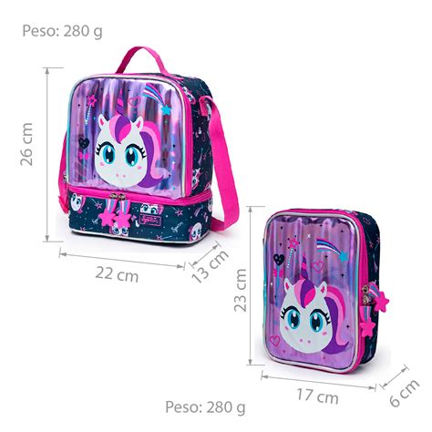 Spector Kit Mochila De Rodinha Menina Unic Rnio Feminina Escolar