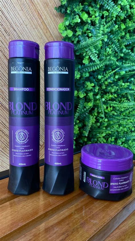 Kit Matizador Blond Platinum Itens Beg Nia Atacad O Dos Cosm Ticos