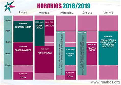 HORARIOS terapia emocional rumbos RUMBOS Educación Emocional en Sevilla