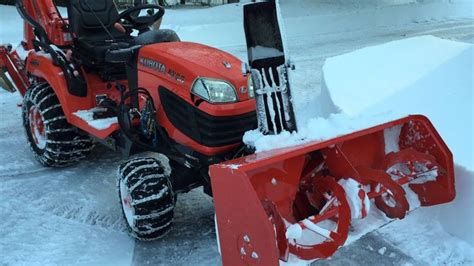 Kubota BX25 with Snow Blower attachment ... | Snow blower, Kubota, Snow