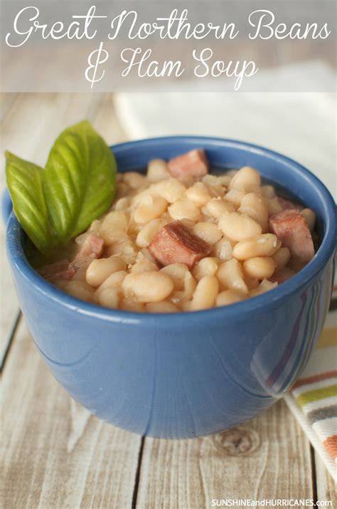 Great Northern Beans and Ham Soup