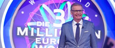 Wer wird Millionär kehrt mit 3 Millionen Euro Woche zurück DWDL de