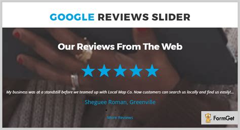 Google Reviews Wordpress Plugins Formget