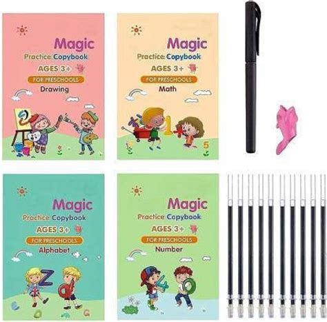 My Machine Magic Groove Practice Copybook 4 Books 10 Refill