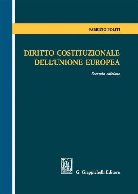 Libri Di Diritto Dellunione Europea