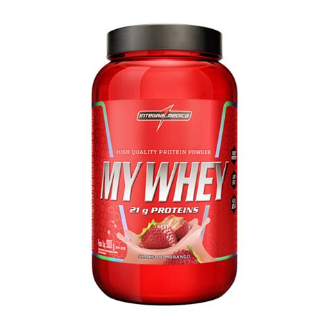 7896311773657 MY WHEY MORANGO 900G Drogaria São Carlos