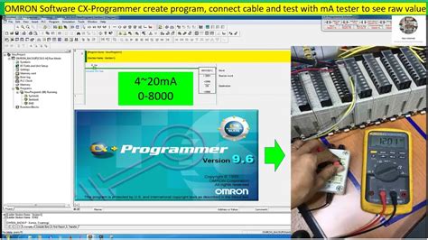 Cx Programmer Tutorial Analog Input Of Plc Omron Programming Youtube