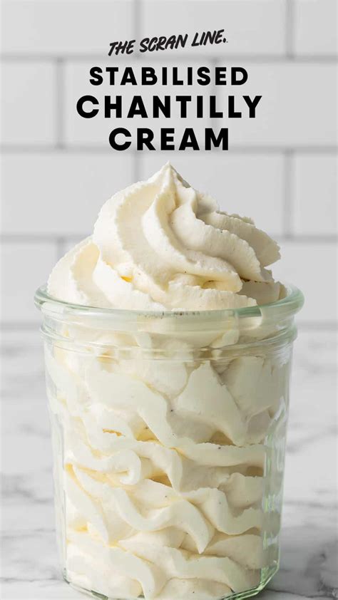 Chantilly Cream Recipe - The Scranline