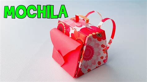 Como Hacer Una Mochila De Papel F Cil Origamis Y Papiroflexia Mi