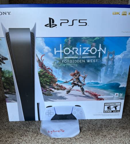 Buy New Sony Playstation 5 Ps5 Disc Console Horizon Forbidden West Bundle Edition Online At