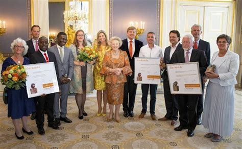 Dutch Royals Attends The Award Ceremony Of The Appeltjes Van Oranje