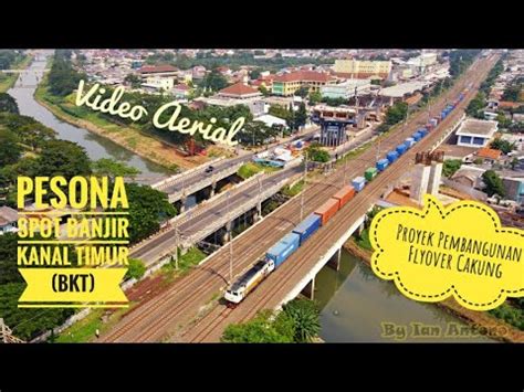 Progress Flyover Cakung Jakarta Pesona Spot Kereta Api Bkt Youtube