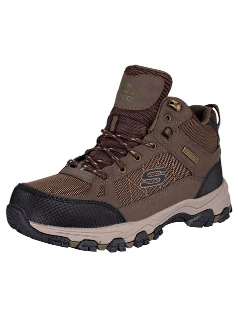 Skechers Outdoor Selmen Melano Relaxed Waterproof Boots In Brown For Men Lyst