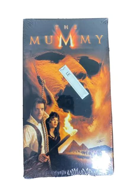 Brendan Fraser The Mummy New Sealed Watermark Vintage Vhs