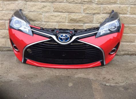 Genuine Toyota Yaris Front Bumper Pair Of Drl Headlights