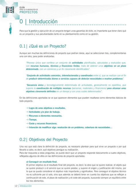 Guia Para La Elaboracion De Proyectos