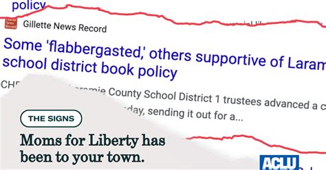 Has A Moms For Liberty Chapter Come To Your Town Aclu Of Wyoming