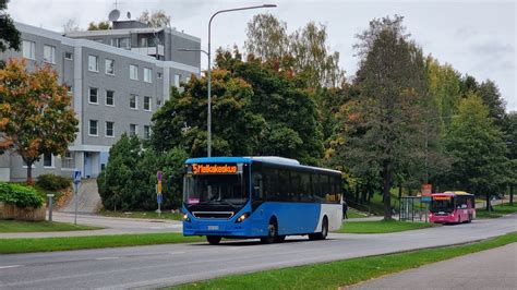 Savonlinja Volvo Le B Rle Jouko Bus Line In Lappeenranta