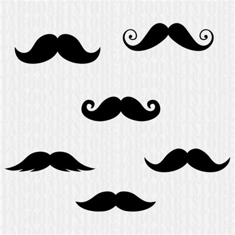 Mustache Silhouette Clip Art