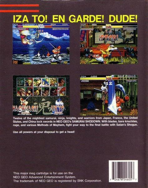 Samurai Shodown Box Shot For Neo Geo Gamefaqs