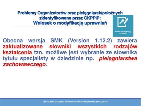 Centrum Kszta Cenia Podyplomowego Piel Gniarek I Po O Nych Ppt Pobierz