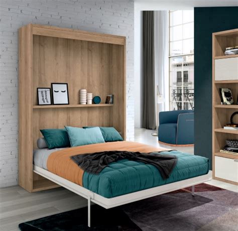 CAMA ABATIBLE VERTICAL MATRIMONIO SLC Muebles Detena