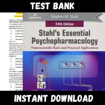 Stahl S Essential Psychopharmacology Neuroscientific Basis And