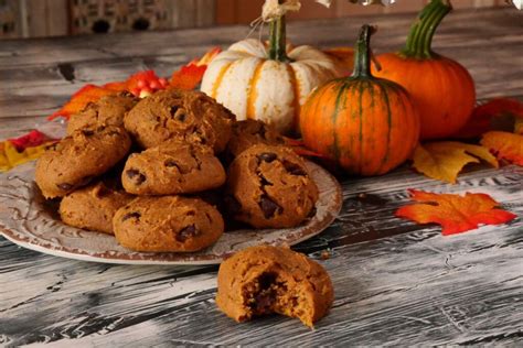 Gluten Free Soft Puff Pumpkin Chocolate Chip Cookies Chef Alina Recipe Gluten Free Pumpkin