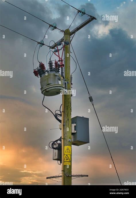 An Electricity Supply Pylon Delivering Power Through The Uk National