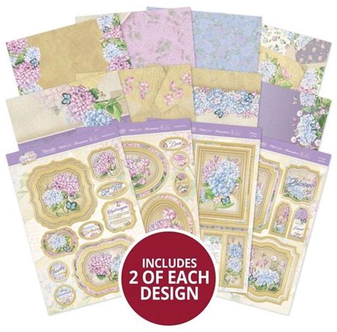 Hunkydory Forever Florals Hydrangea Luxury Topper Collection