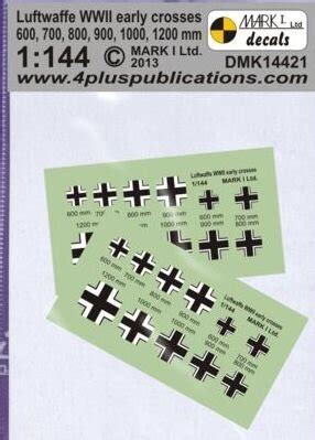 Luftwaffe Wwii Early Crosses Modellbauversand Hanke