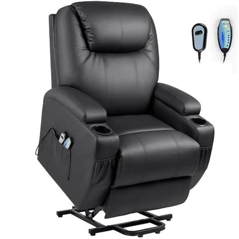 Have A Question About LACOO Black Leather Standard No Motion Recliner