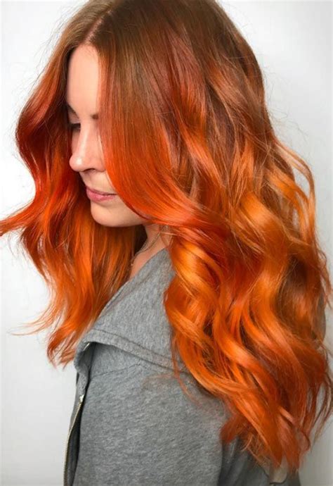 59 Fiery Orange Hair Color Shades To Try Hair Color Orange Hair Dye Tips Orange Hair Dye