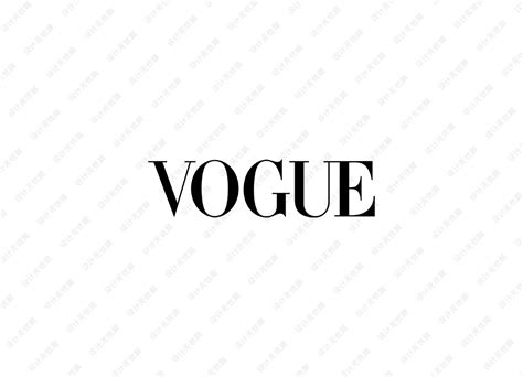 Vogue时尚杂志logo矢量标志素材下载 设计无忧网