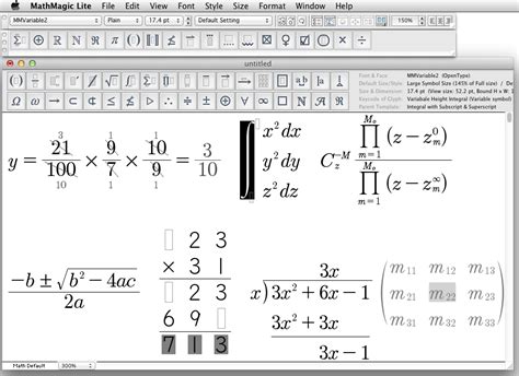 MathMagic Lite - The Best Free Equation Editor on the planet!