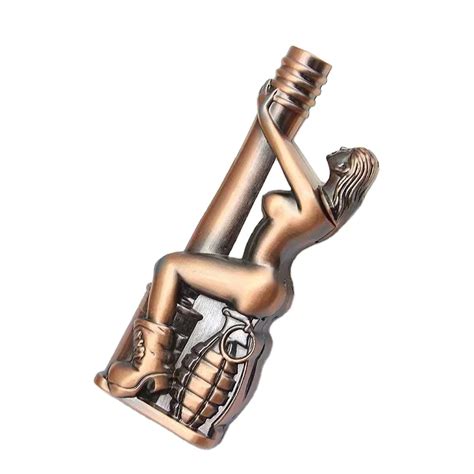 Creative 2023 Sexy Lighter Gas Bronze Metal Windproof Lighter Men Gadgets T Buy Torch