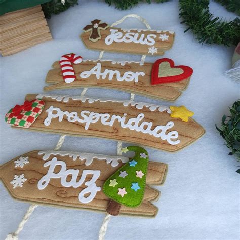 Placa Decorativa Natal Elo Produtos Especiais