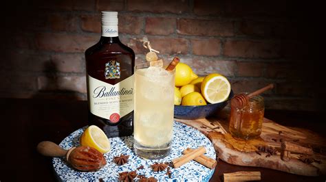 Honey Cinnamon Highball Whisky Recipe Ballantine S In