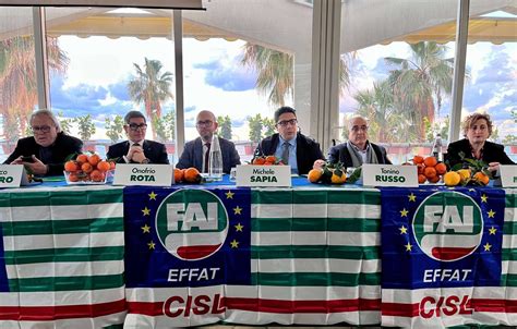 Fai Cisl Calabria Al Consiglio Generale Presenti Anche Russo E Rota