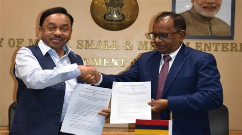 India Mauritius Sign Mous For Cooperation To Boost Msme Sector