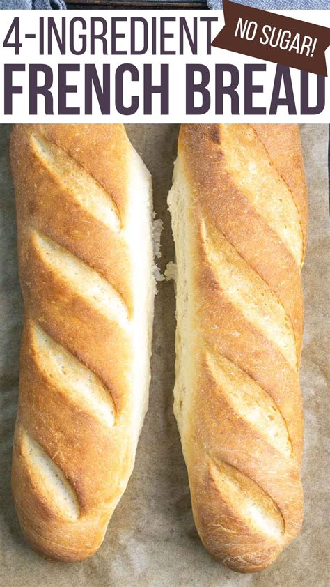 4 Ingredient French Bread In 2024 Easy French Bread Recipe Homemade Bread Easy Best Bread Recipe