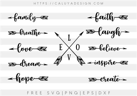 Free Letter Arrow Svg Png Eps Dxf By Caluya Design