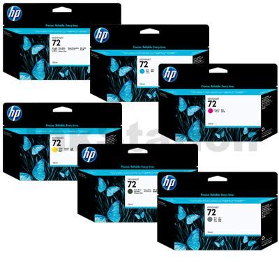 Hp Pack Genuine Inkjet Cartridges C A C A C A Pbk