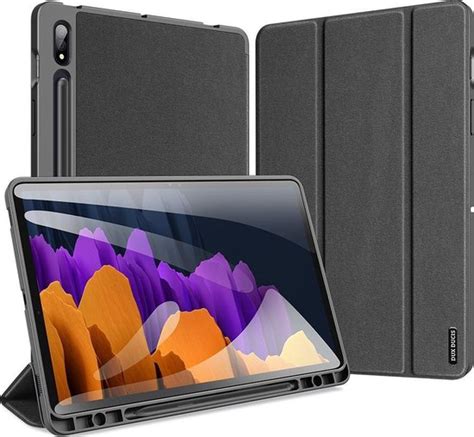 Samsung Galaxy Tab S Plus Hoes Dux Ducis Domo Book Case Zwart