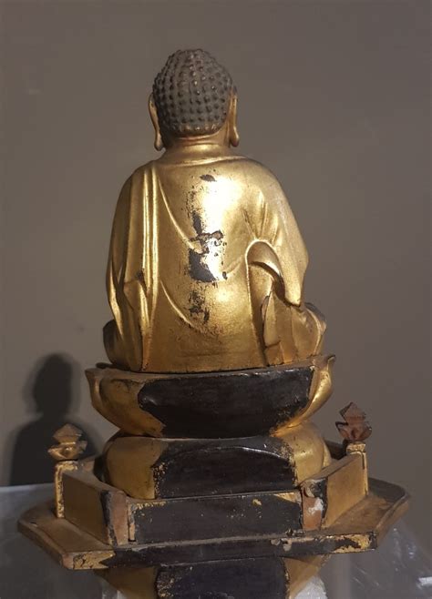 Butsudan Buddha Amida Nyorai Edo Era Japan