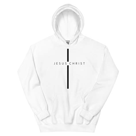 Jesus Christ Cross Christian Hoodie Fabrics Of Faith Unisex