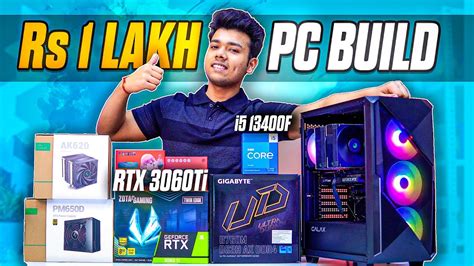 Rs 1 Lakh Gaming And Streaming Pc Build Intel I5 13400f And Zotac Rtx 3060 Ti Youtube